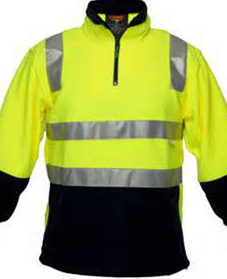 Fleece Hi Vis Jumper with Tape
